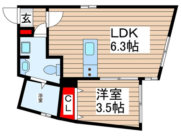 LeGioieささしまライブ駅3の物件間取画像